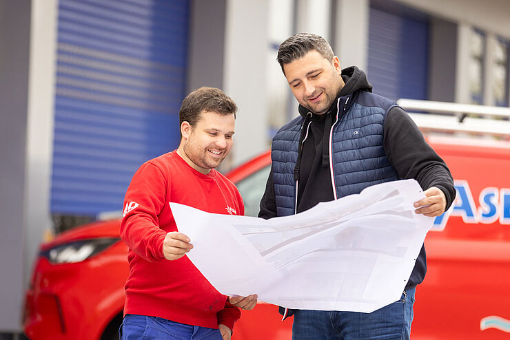 Unternehmensfotografie für SHK-Fachbetrieb