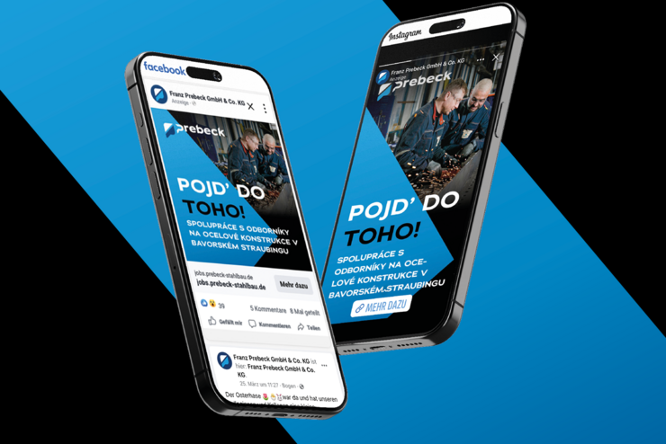 Recruiting-Kampagne für Stahlbau-Unternehmen Prebeck